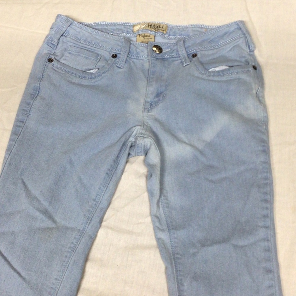 Hybrid & Company Women's Light Blue Skinny Jeans